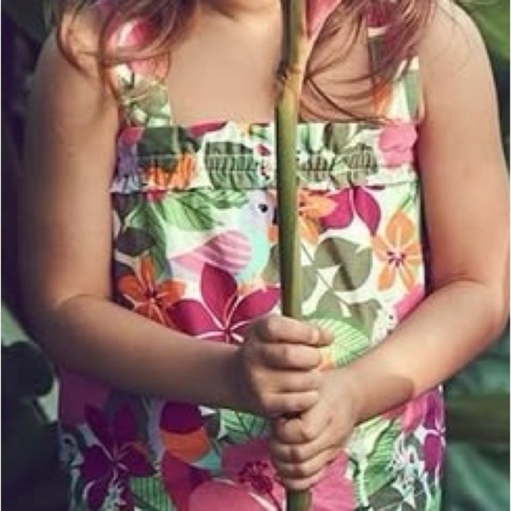 Gymboree Girls ‘Summer Safari’ Colorful Tank Size 4T - Picture 2 of 7